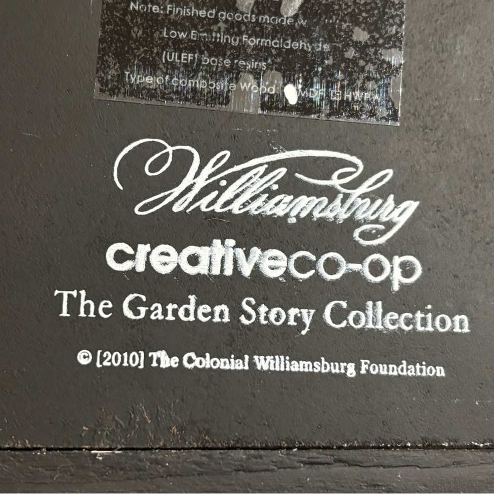 Williamsburg Creative Co-op Framed Floral Art Print 10x13 Rustic Cottagecore - Picture 8 of 10